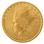 $10 gold eagle Indian head coin