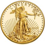 Gold Eagle with Lady Liberty