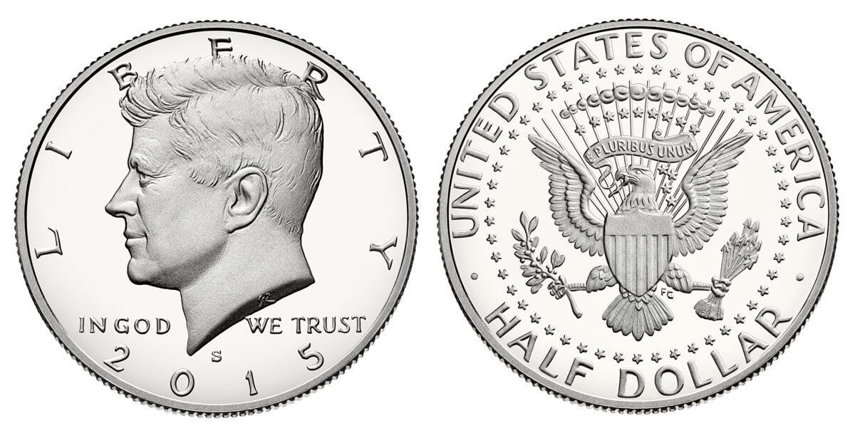 US coin kennedy half dollar
